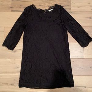 Joie lace black dress